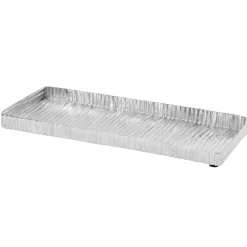 Outlet Godinger Wadi Silver Textured Rectangle Tray
