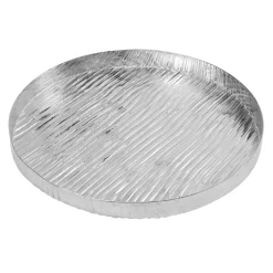 Clearance Godinger Wadi Silver Textured Round Tray