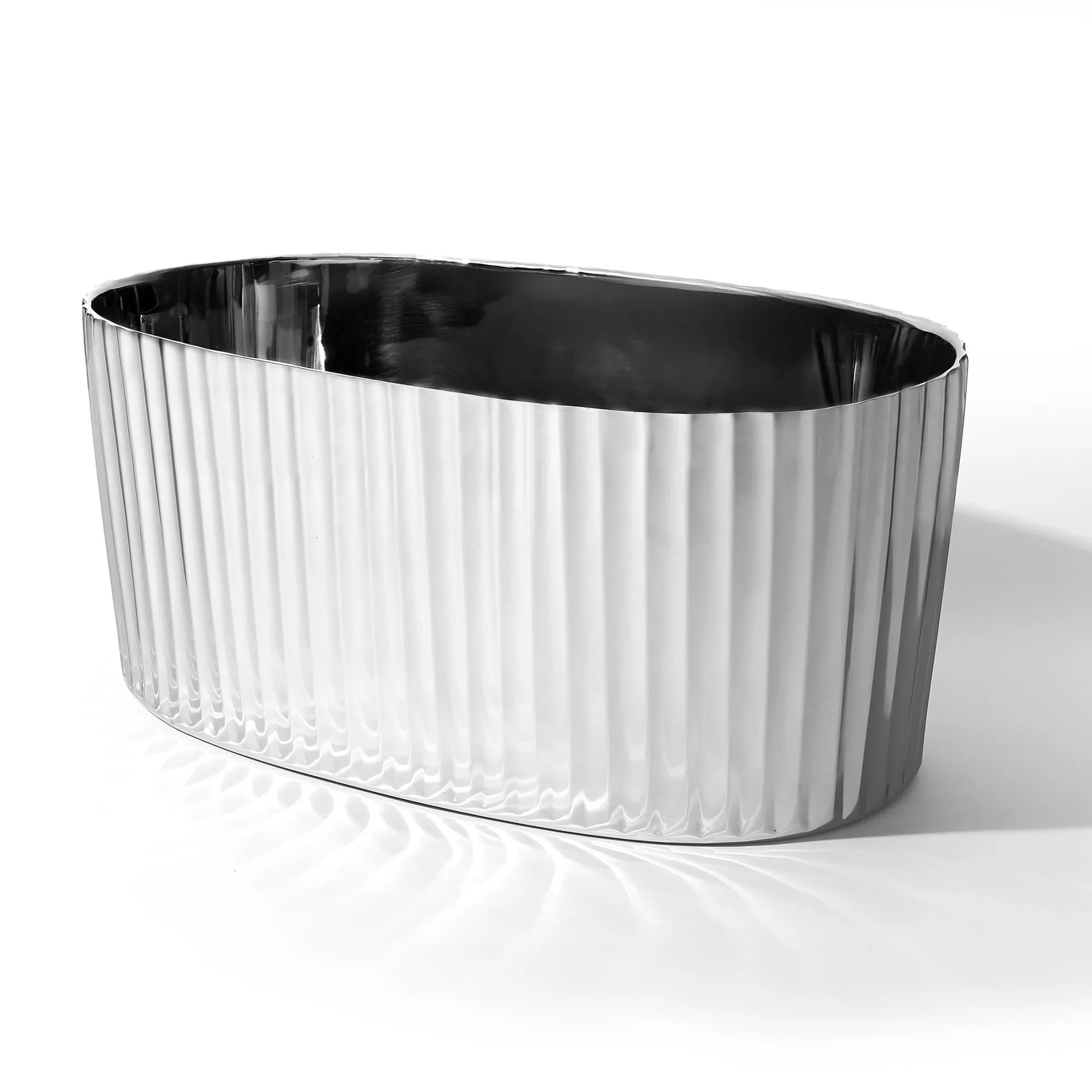 Godinger Waves Stainless Steel Party Tub