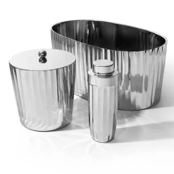 Godinger Waves Stainless Steel Party Tub