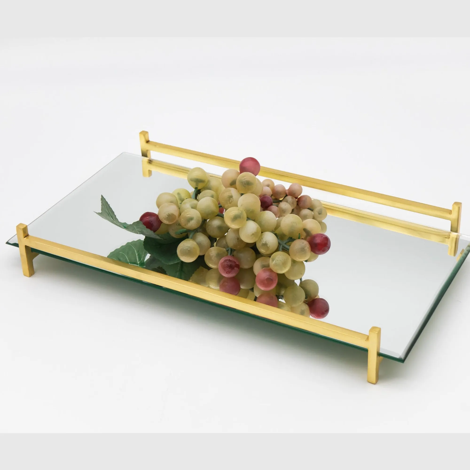 Online Godinger Wire Mirrored Serving Tray