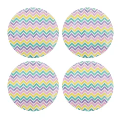 Discount Godinger Zig Zag Melamine Salad Plate, Set of 4
